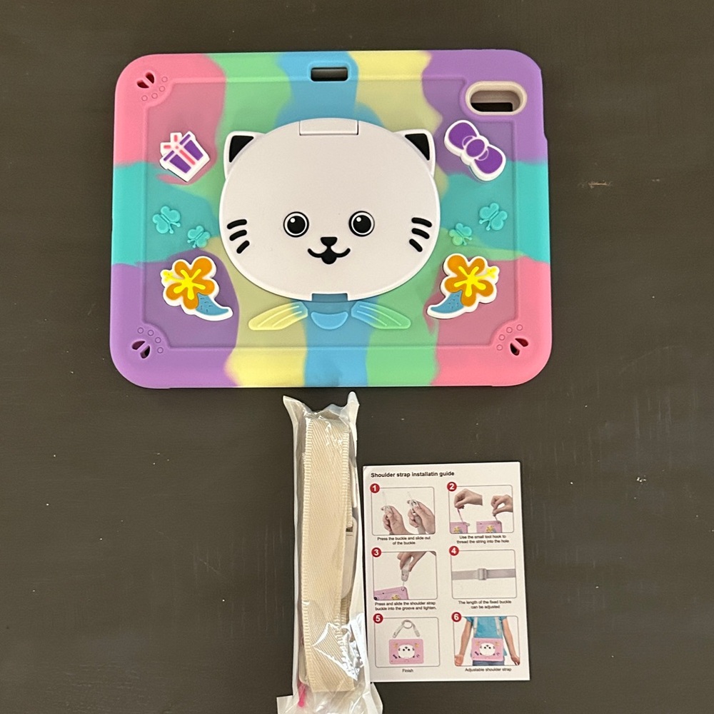 Colorful Cat Tablet Case - Picture 7 of 11